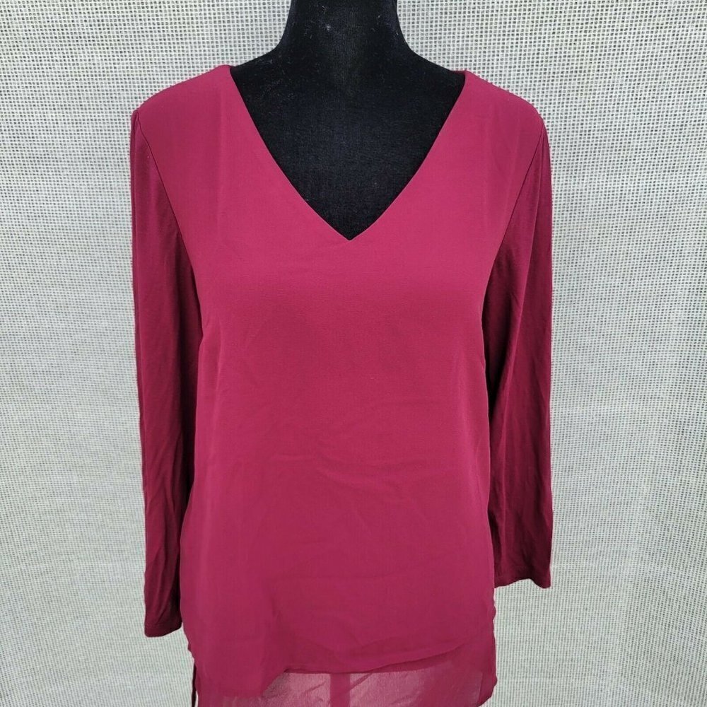 Michael Kors MK Long Sleeve Blouse. Size Small. New With Defect - Picture 4 of 14